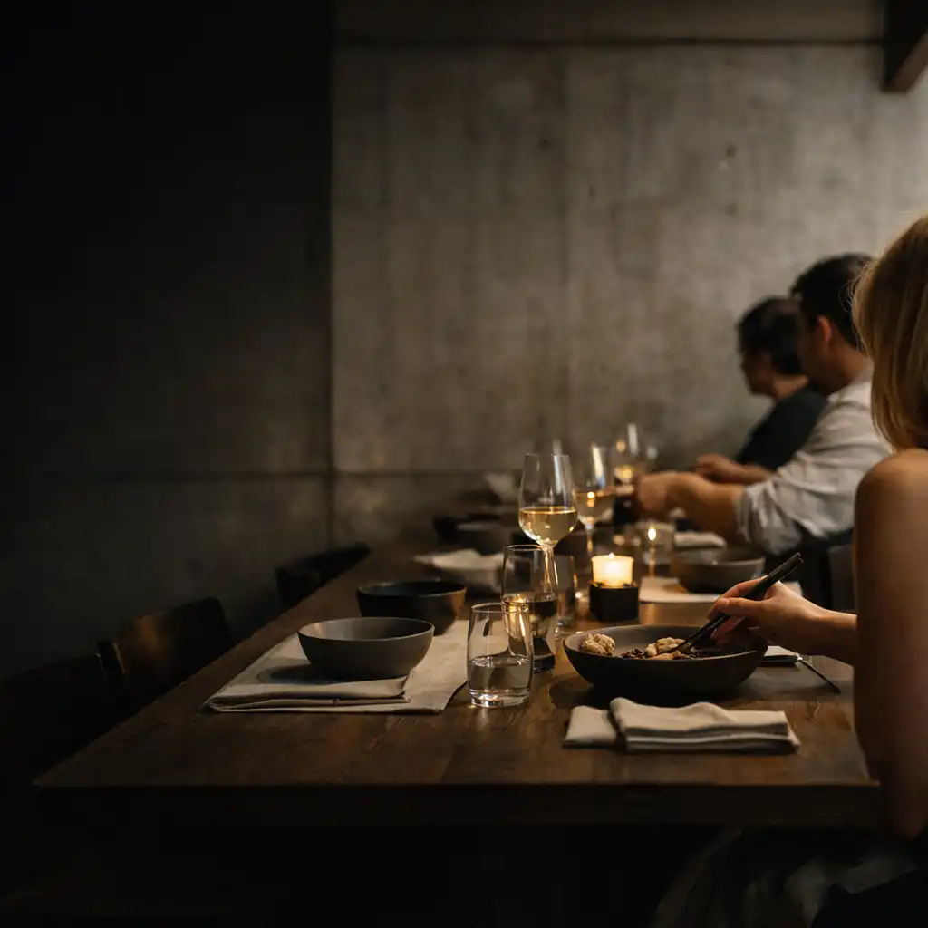 Restaurant bei Nacht
